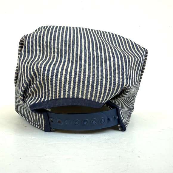 Vintage OshKosh B Gosh Hat Cap Train Engineer Railroad Snap Back USA Made - Picture 5 of 8